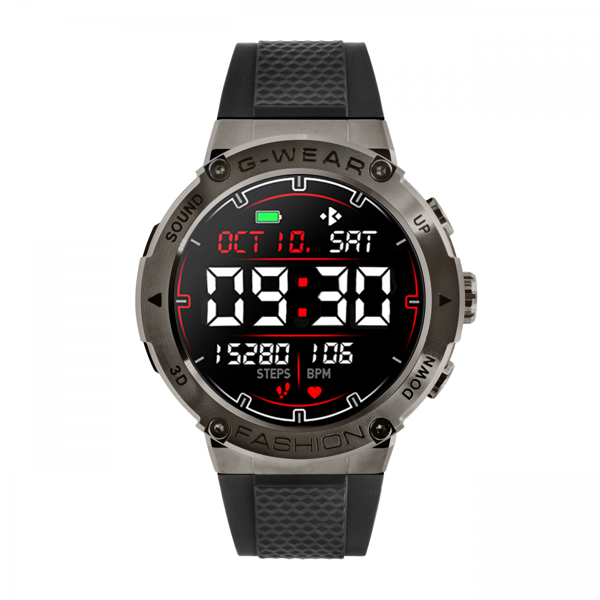 Smartwatch WATCHMARK G-Wear Negro, Metal, Negro MediaMarkt