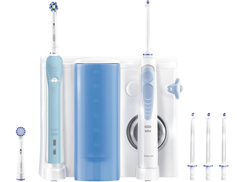 Oral 3D Center Action Health ORAL-B Munddusche hellblau/weiß