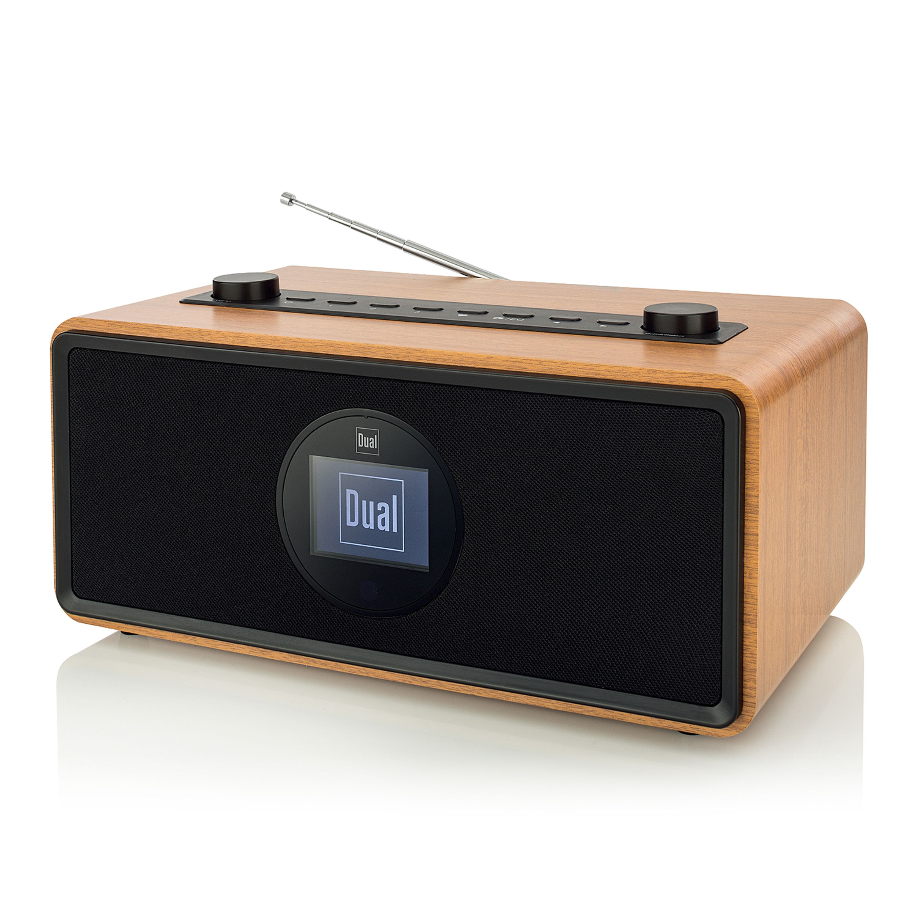 DUAL CR DAB+ DAB+, Holzoptik, schwarz Internetradio, PLL-UKW-RDS 401S Bluetooth, DAB, Tuner, FM, Tuner