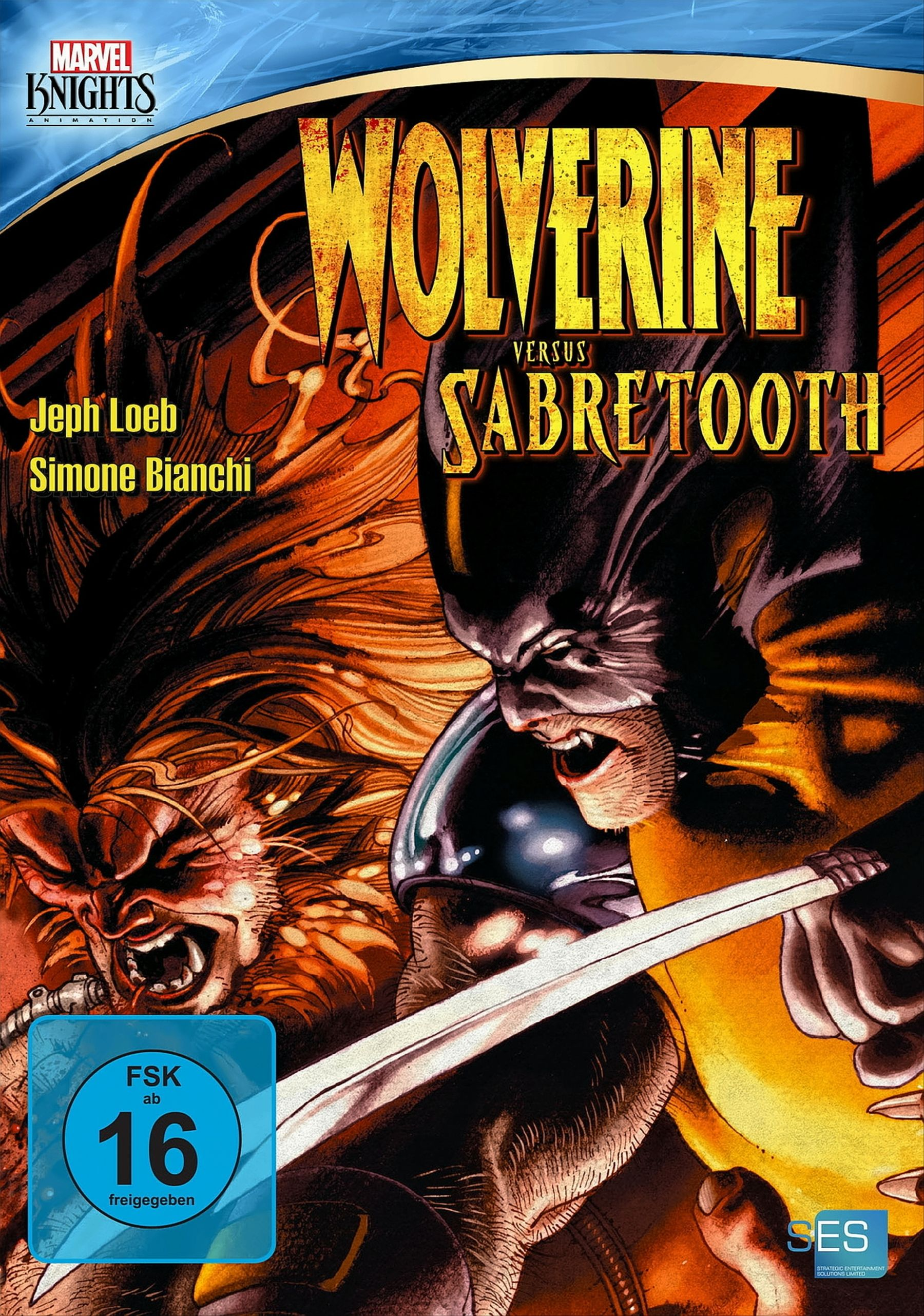 versus Sabertooth Knights DVD Marvel - (OmU) Wolverine
