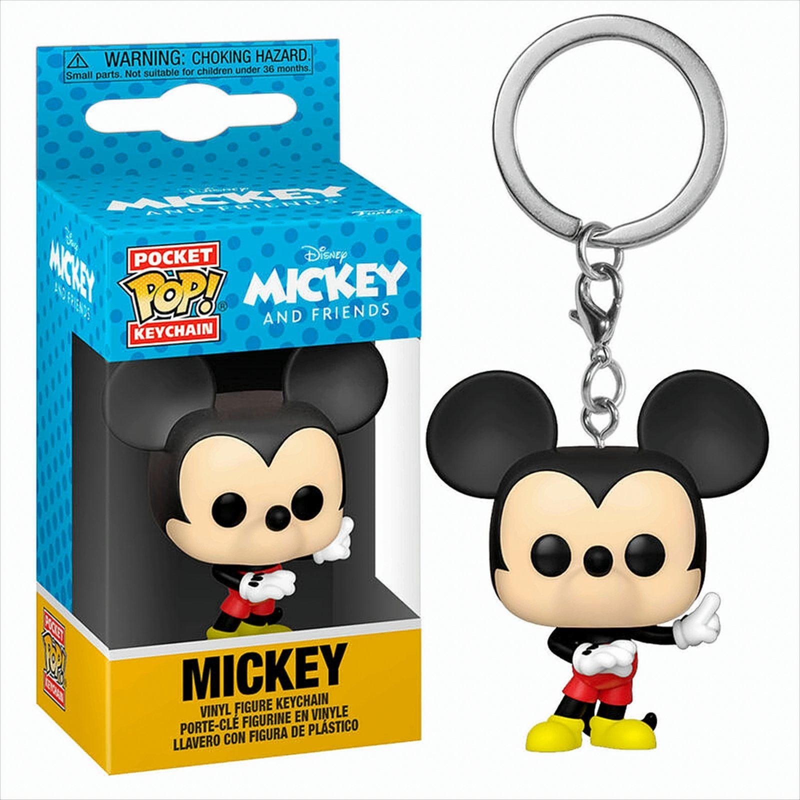 Mickey Keychain POP Friends Disney and - Mickey