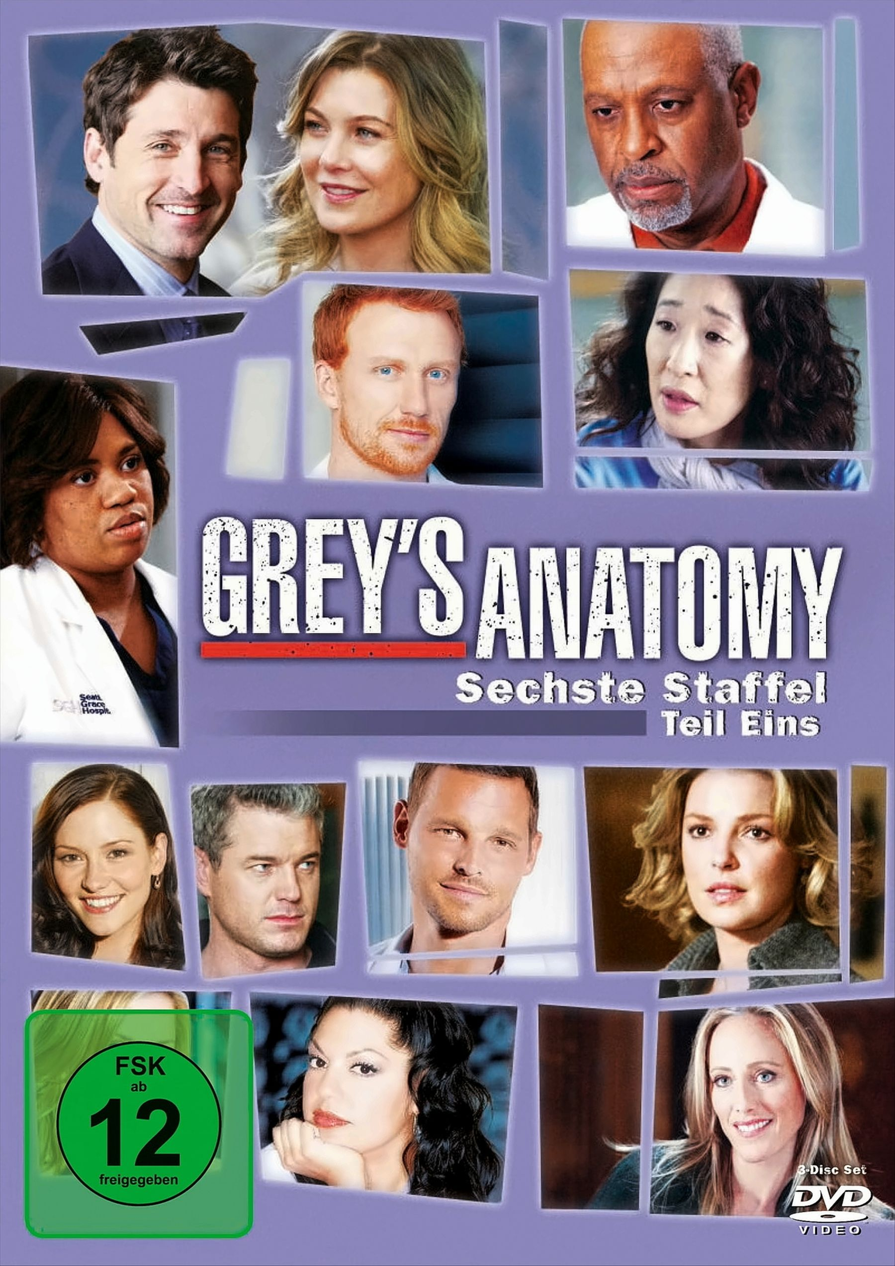 Grey\'s Anatomy: Die jungen Staffel, Eins (3 Ärzte DVD Sechste - Teil Discs)