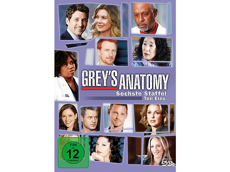 Ärzte jungen Die Discs) DVD Sechste Teil Anatomy: Grey\'s Eins (3 - Staffel,