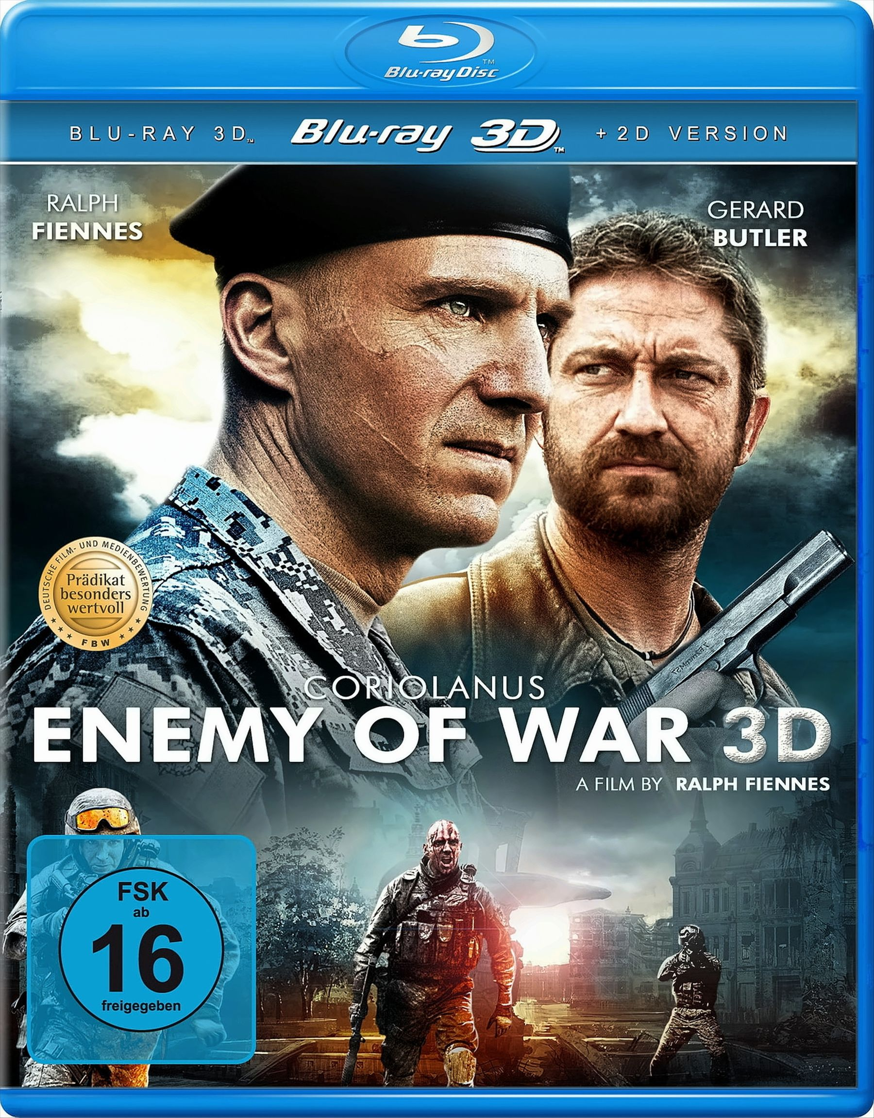 Enemy 3D Coriolanus - War Blu-ray of