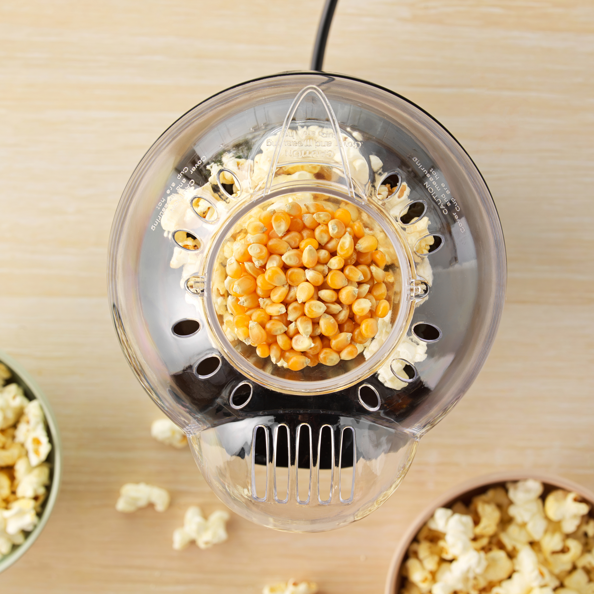 - grün oder Popcorn PETRA Messbecher Popcorn maker Öl - Popcornmaschine Heißluft - - Retro Popcornmaschine Butter ohne 1200W