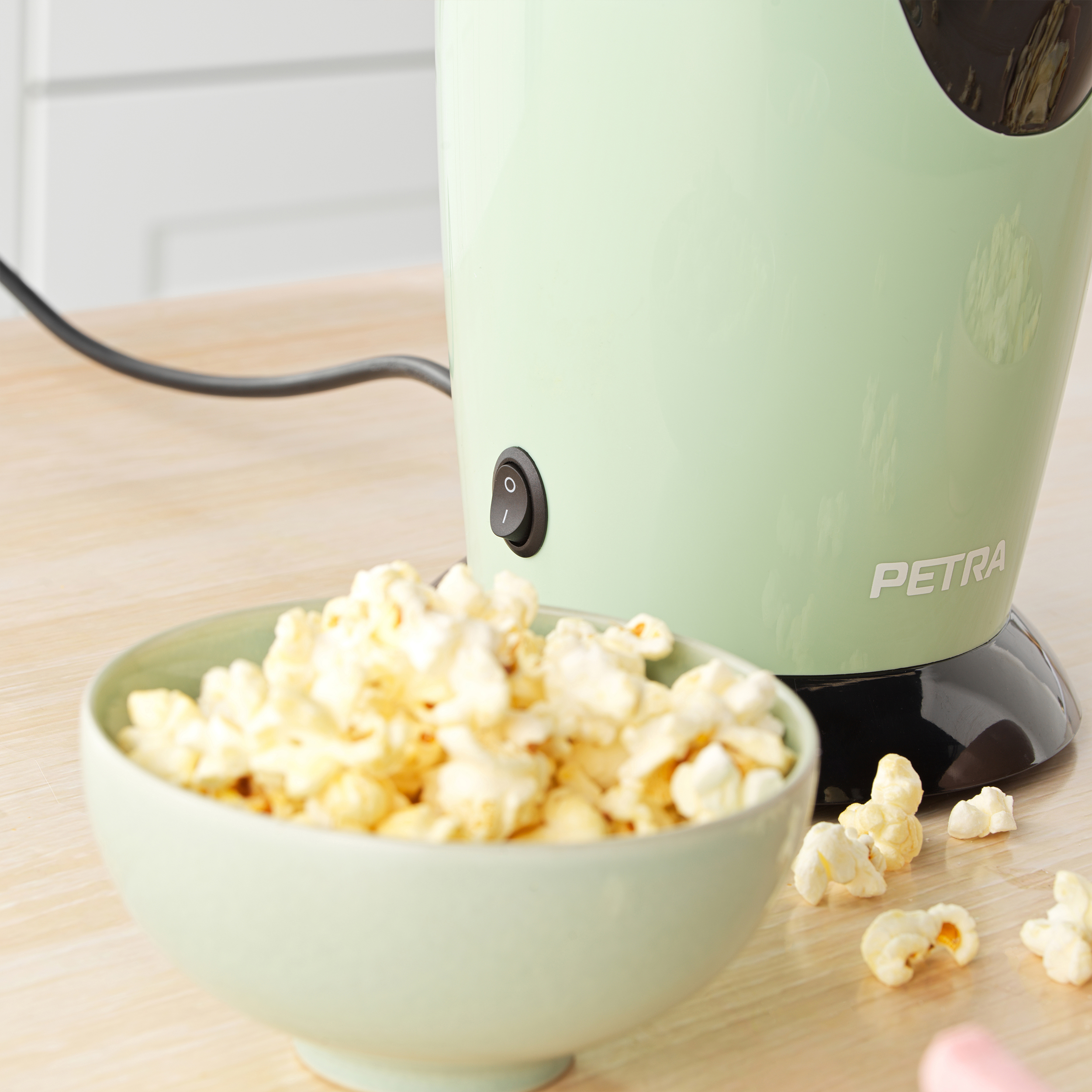 PETRA Retro - 1200W Popcornmaschine Heißluft maker Öl - Messbecher Popcornmaschine Popcorn Popcorn oder grün - Butter - ohne