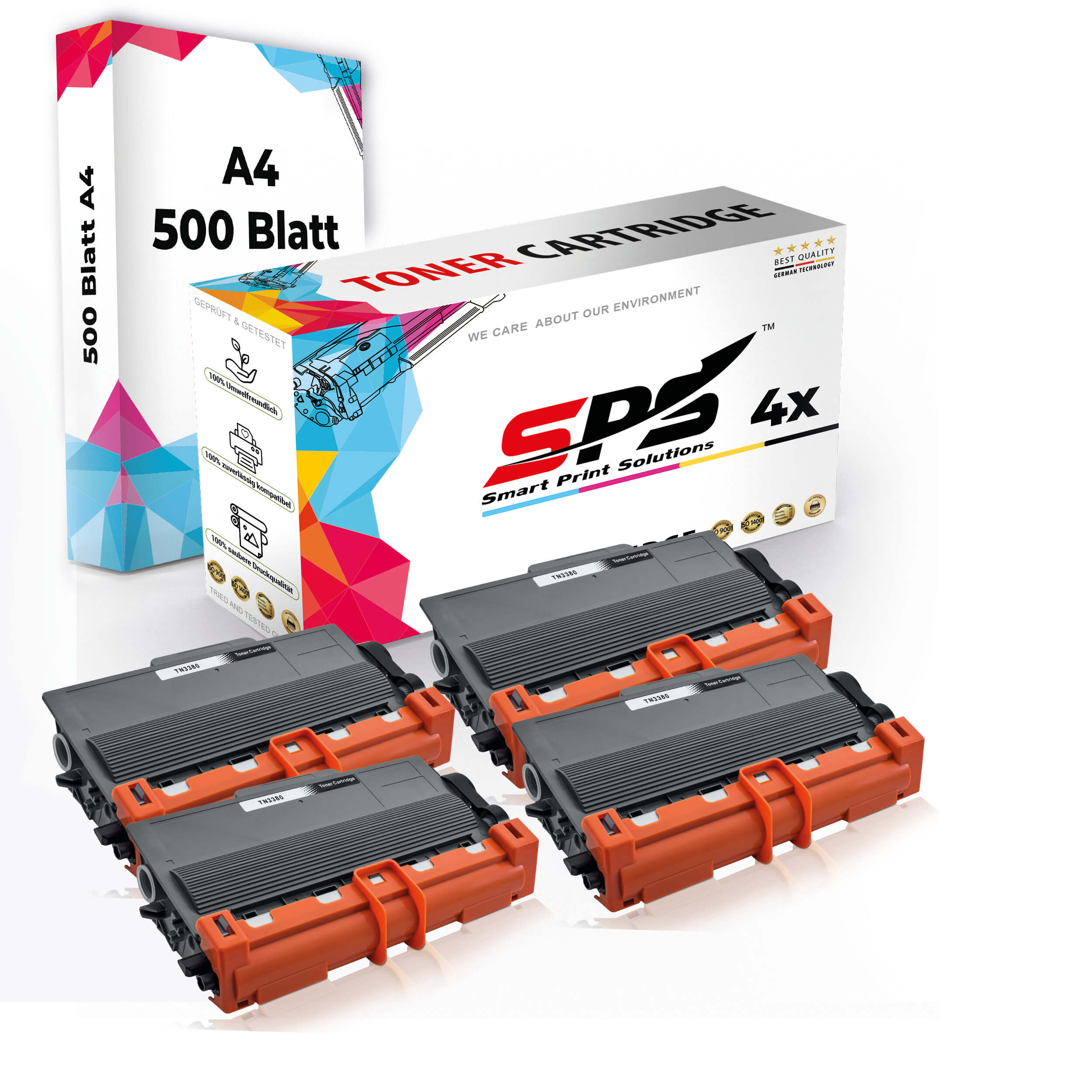 SPS S50188 Toner XL Seiten) (TN-3380 Schwarz 8000
