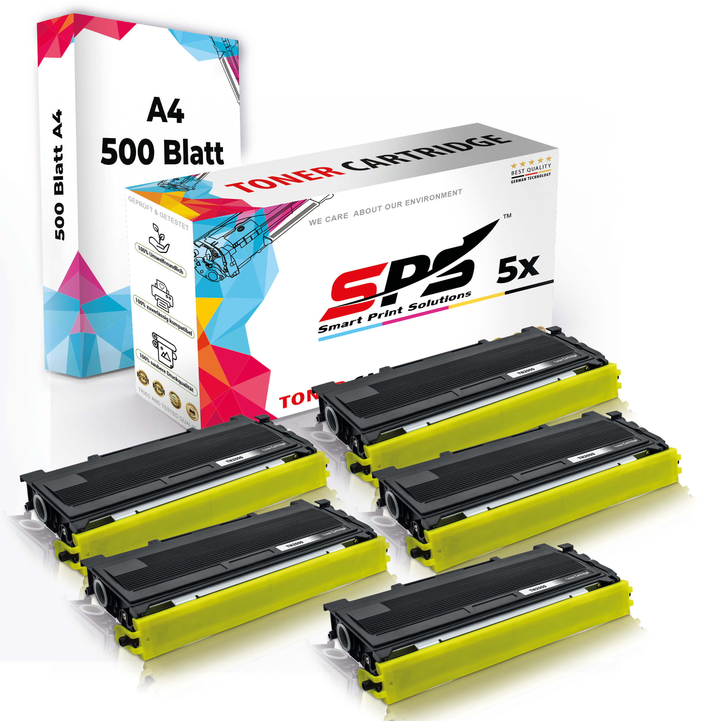 SPS S50945 Toner Seiten) Schwarz 5000 XL (TN-2000