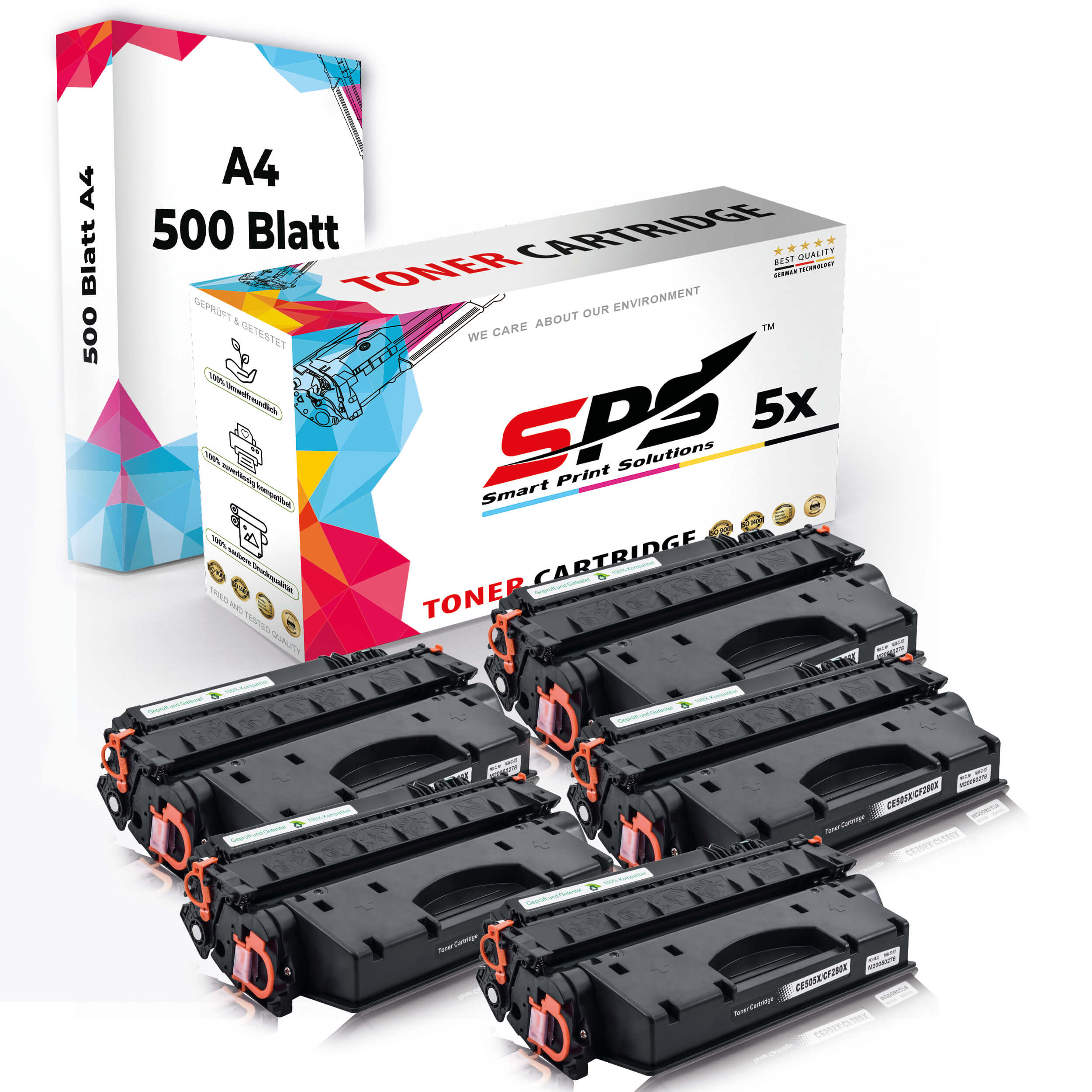 Schwarz Toner (CE505X SPS XL 13000 Seiten) S51301