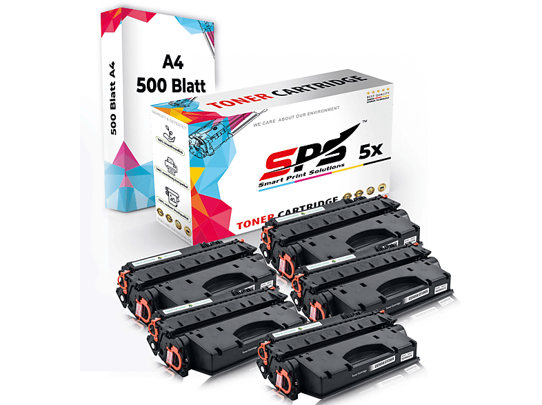 SPS S51301 Toner Schwarz (CE505X XL 13000 Seiten)