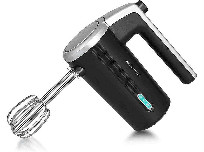 Bomann HM 6054 CB handmixer met 5 snelheden, turboniveau en uitwerpknop, roestvrij staal, wit/grijs