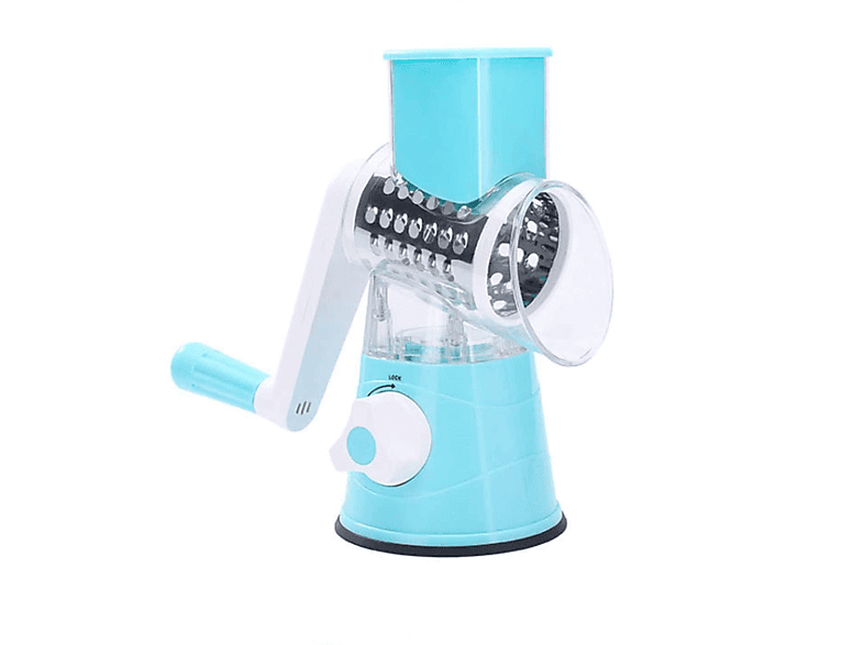 INF Roterende rasp met 3 verschillende trommels Blauw rasp blauw ...