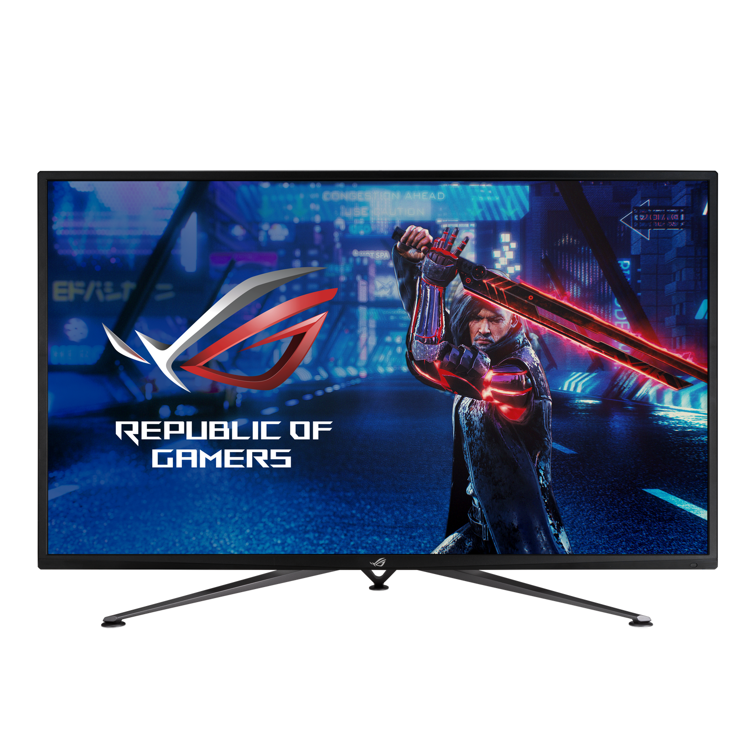 Monitor - ROG Strix XG43UQ ASUS, 43 ", UHD 4K, 1 ms, Displayport|HDMI|Jack Audio|USB|USB 3.0, Blanco