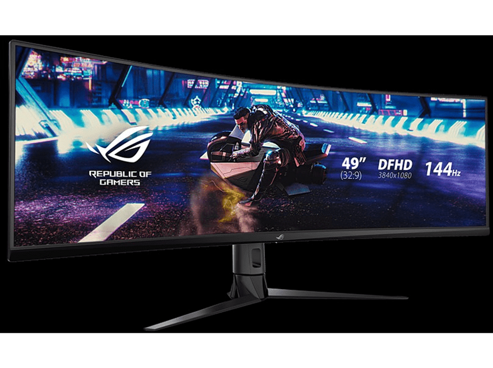 Monitor gaming - XG49VQ/90LM04H0-B01170/49 ASUS, 49 ", UFHD, 4 ms, 1x USB 3.0 Tipo B/ 1 x Salidas para auriculares 3.5 mm Mini-Jack / 2x USB 3.0 Type-A / 1x DisplayPort / 2x HDMI, Negro