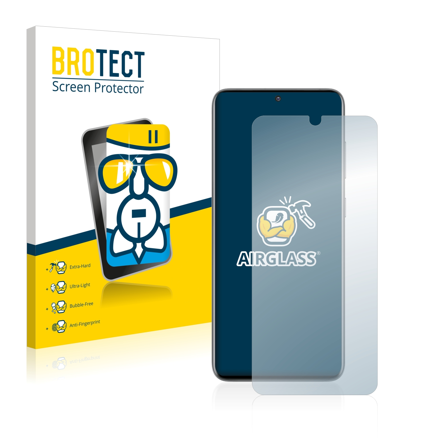 BROTECT Schutzfolie(für Airglass klare S20) Galaxy Samsung