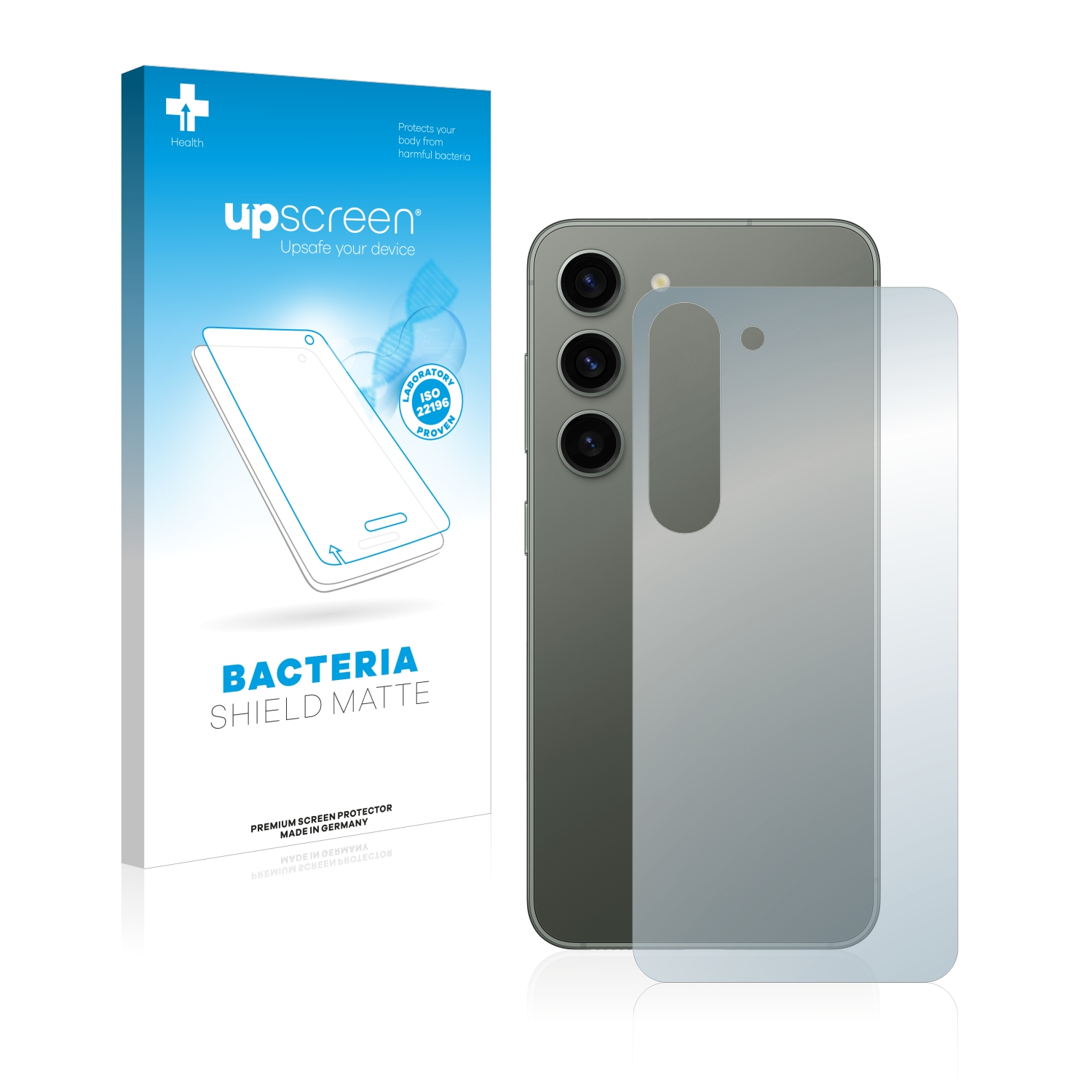 Samsung Plus) Schutzfolie(für entspiegelt antibakteriell matte Galaxy S23 UPSCREEN