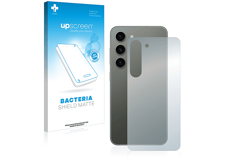 UPSCREEN antibakteriell entspiegelt Samsung matte Plus) Galaxy Schutzfolie(für S23