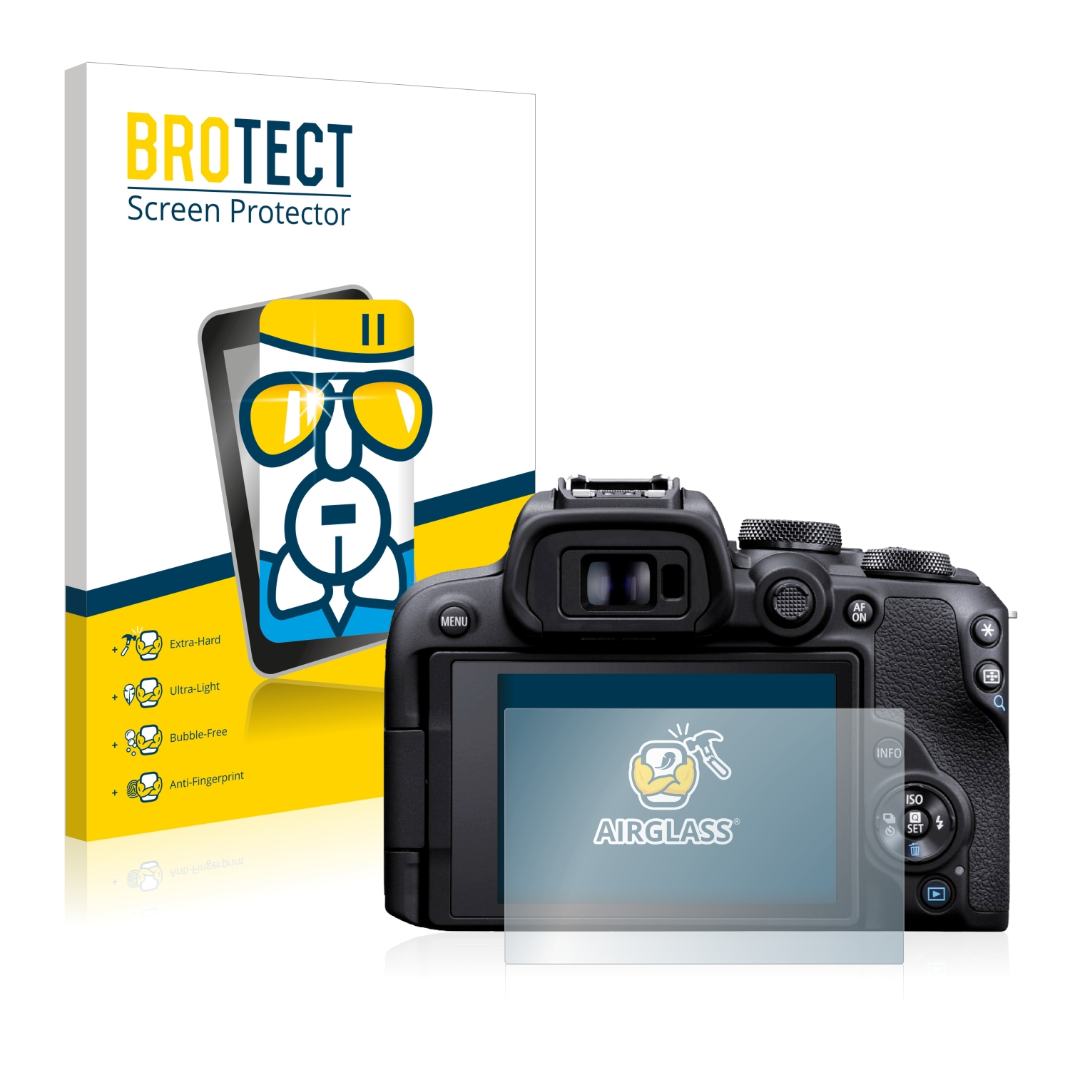 BROTECT Canon R10) Airglass klare Schutzfolie(für EOS