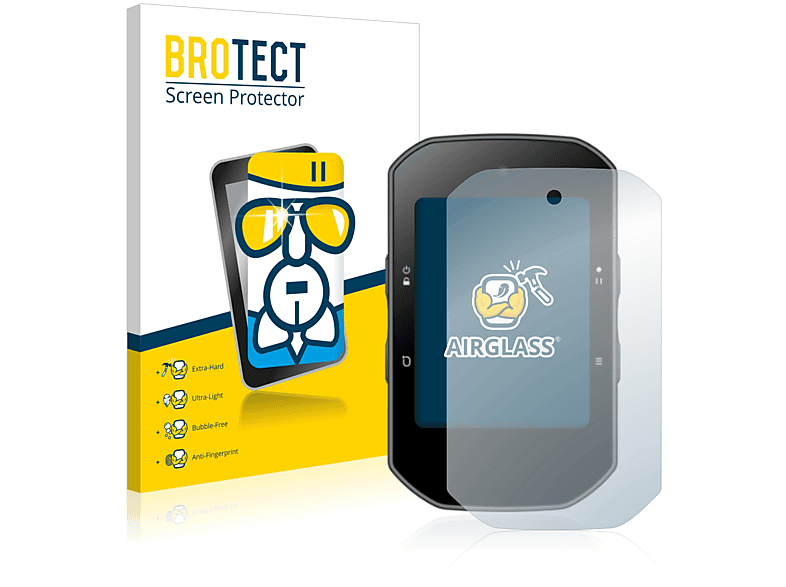 BROTECT Airglass klare Schutzfolie(für Bryton Rider S500)