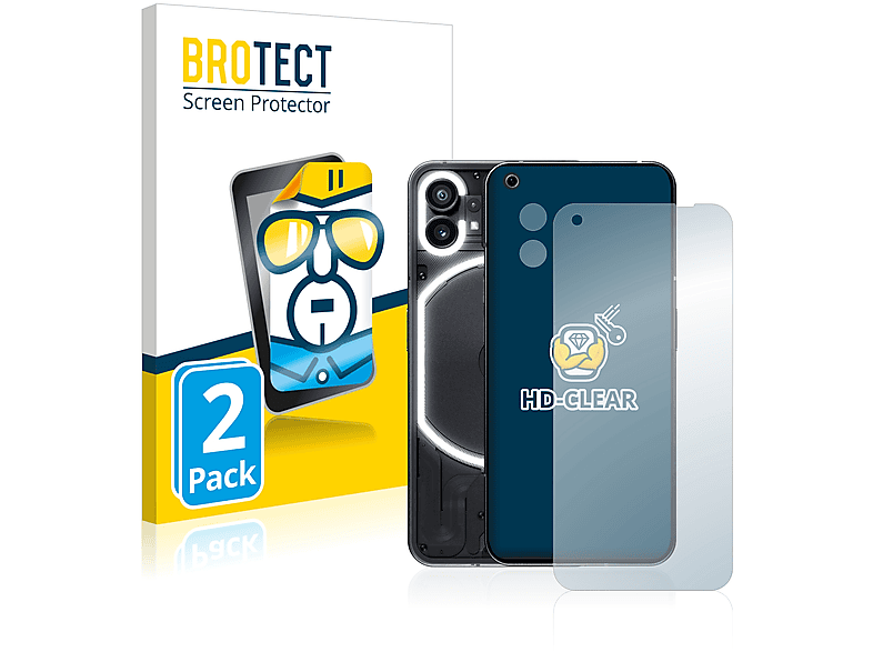 BROTECT Phone Nothing (1)) klare Schutzfolie(für 2x