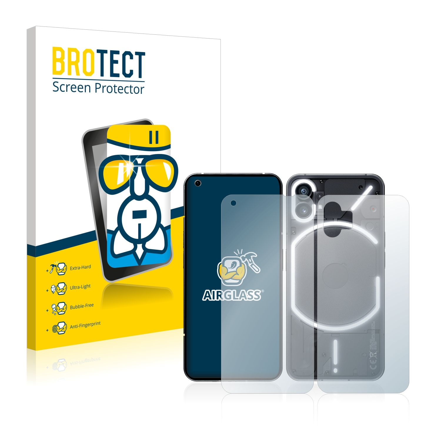 BROTECT Airglass klare Schutzfolie(für Nothing (1)) Phone