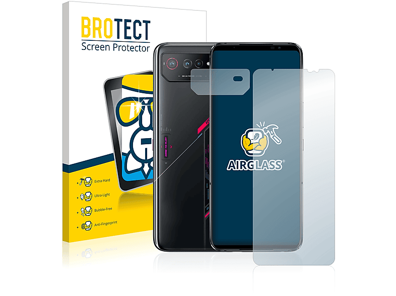 BROTECT ASUS klare Phone ROG Schutzfolie(für 6) Airglass