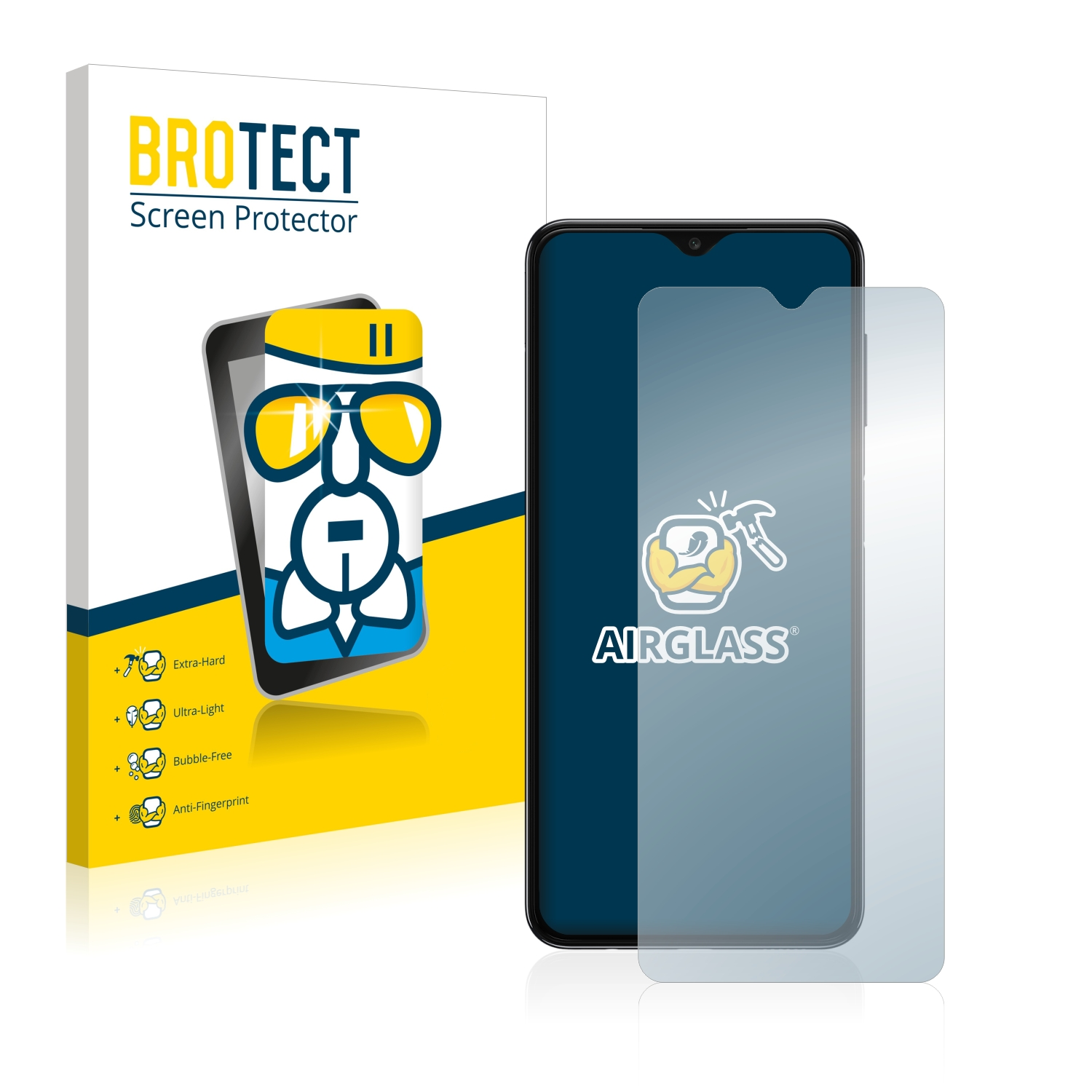 Airglass Samsung Schutzfolie(für A04s) klare BROTECT Galaxy