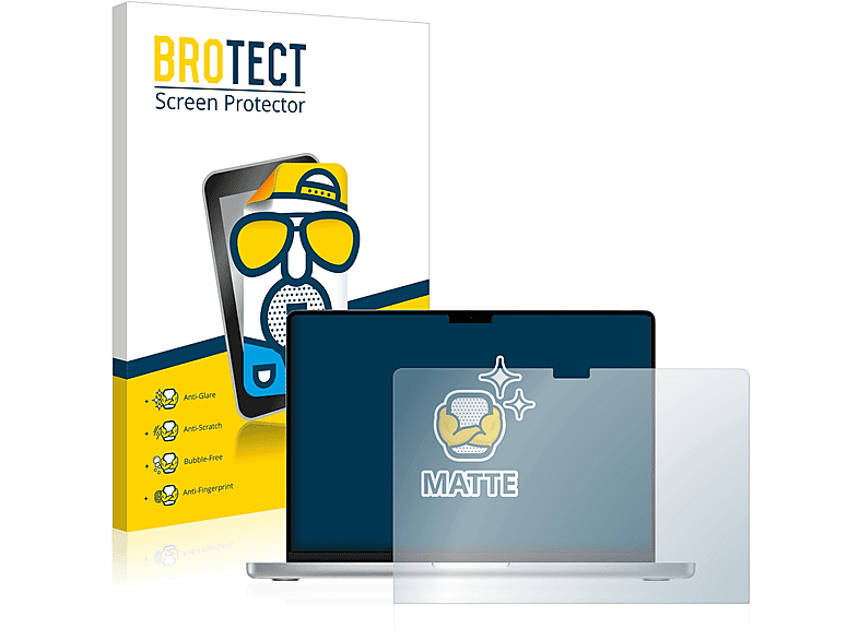 BROTECT matte Schutzfolie(für Apple MacBook Pro 14\