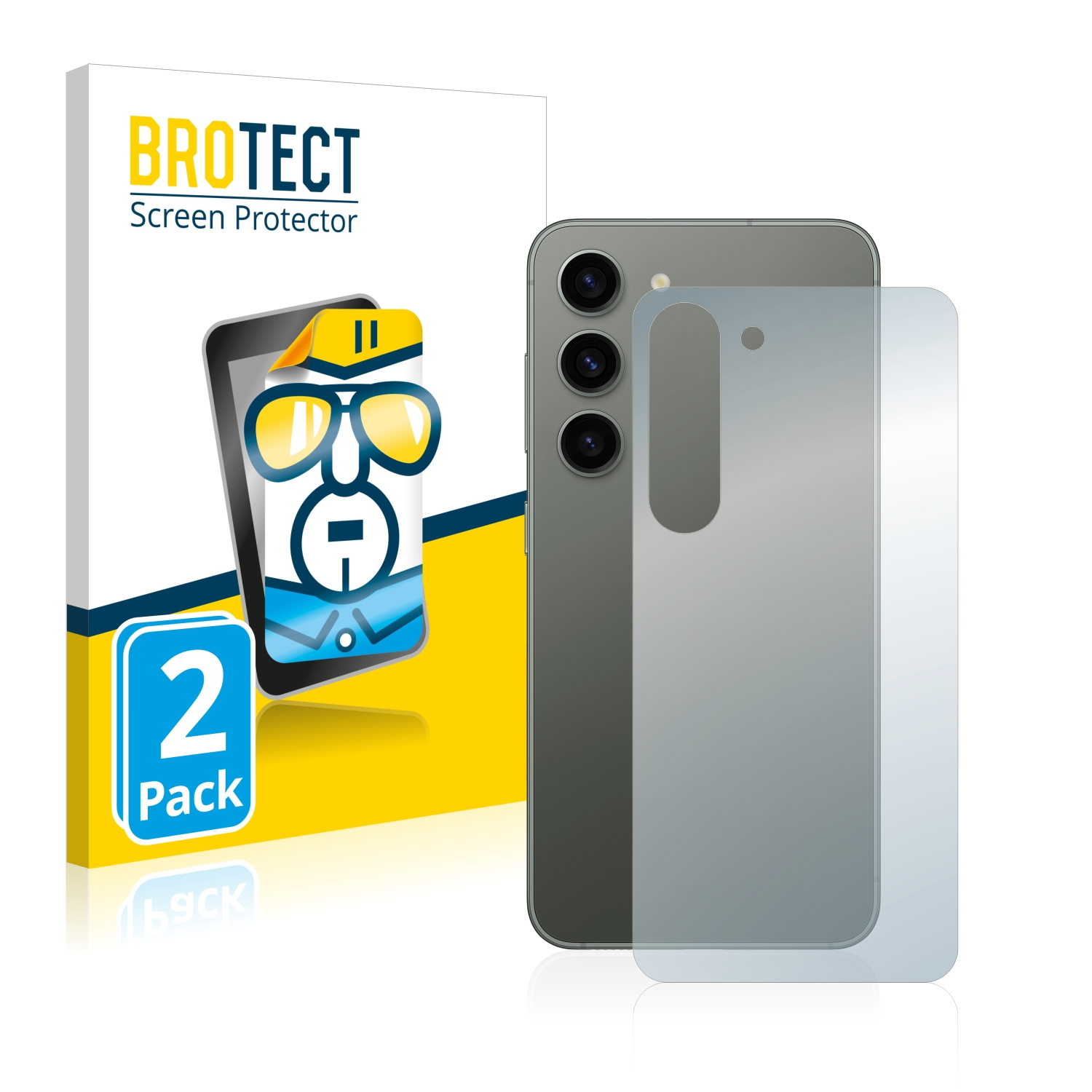 BROTECT S23 Schutzfolie(für 2x Plus) Samsung klare Galaxy