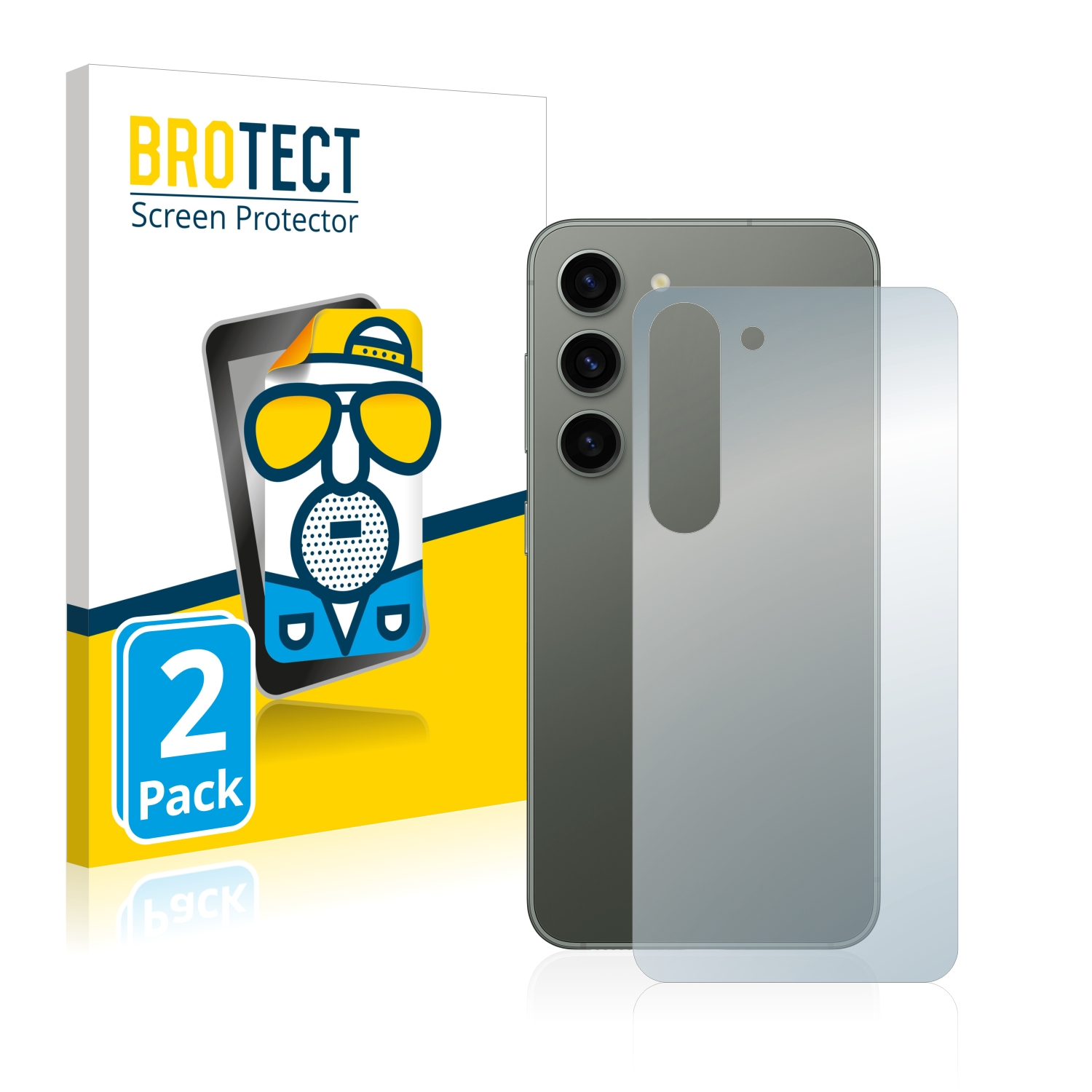 BROTECT 2x matte Schutzfolie(für S23 Samsung Galaxy Plus)