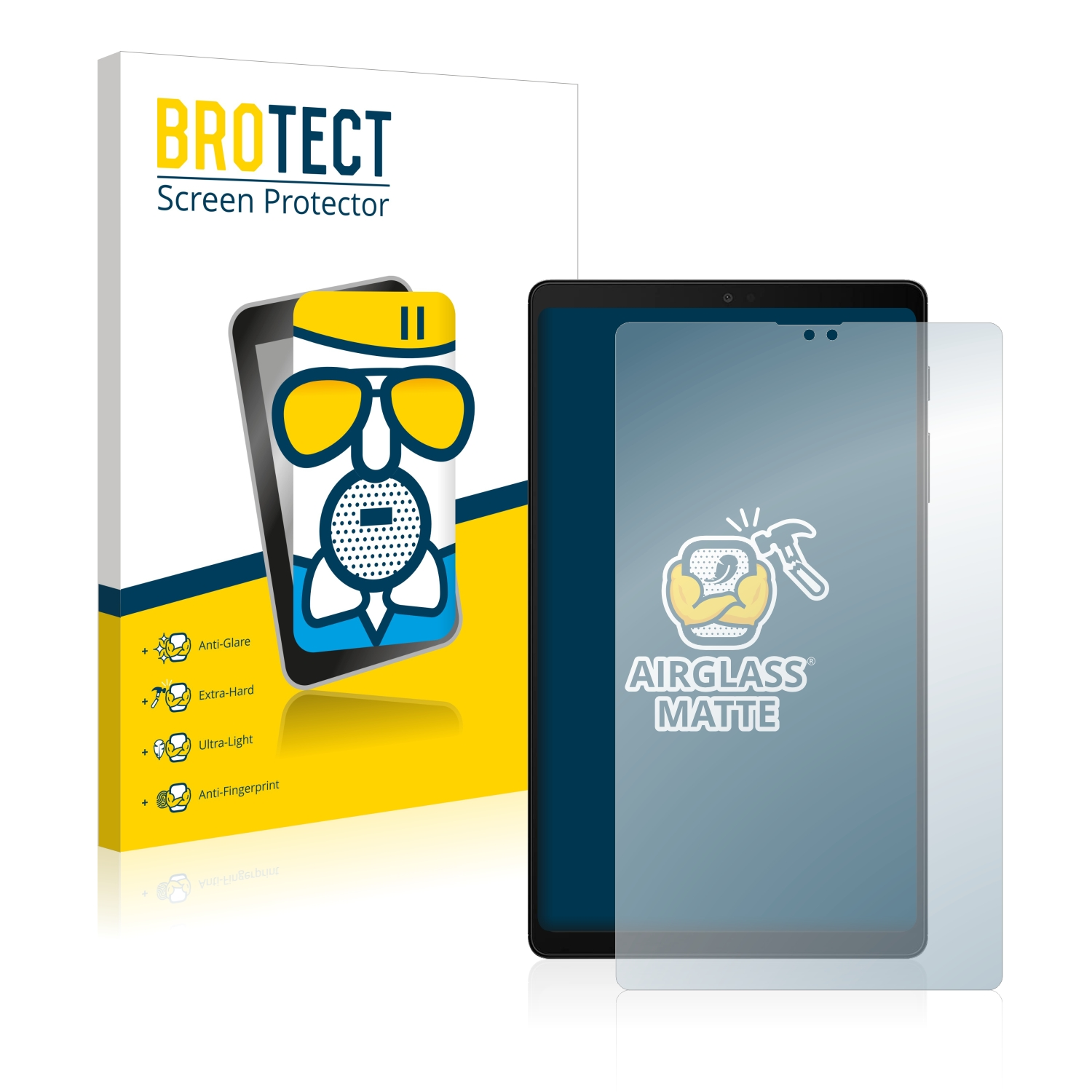Schutzfolie(für matte Tab A7 BROTECT 2022) Airglass Galaxy Samsung Lite