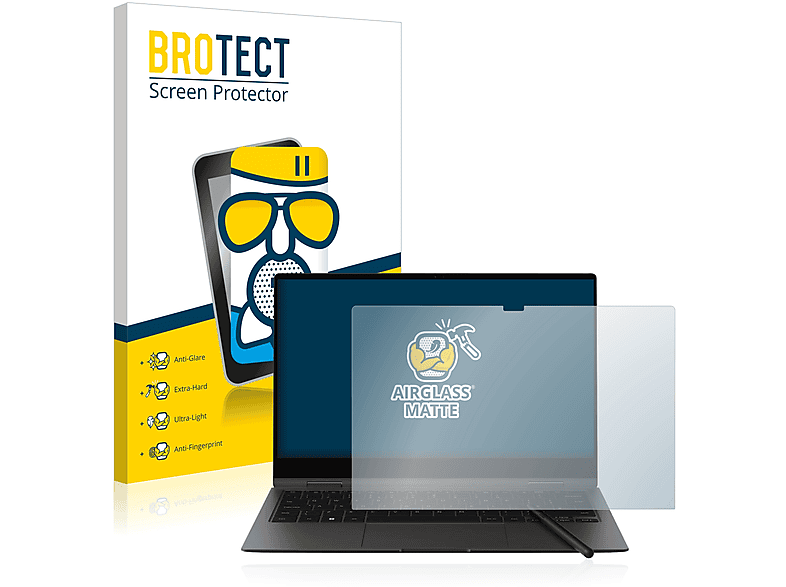 BROTECT Airglass matte Schutzfolie(für Samsung Galaxy Book2 Pro 360 13.3\