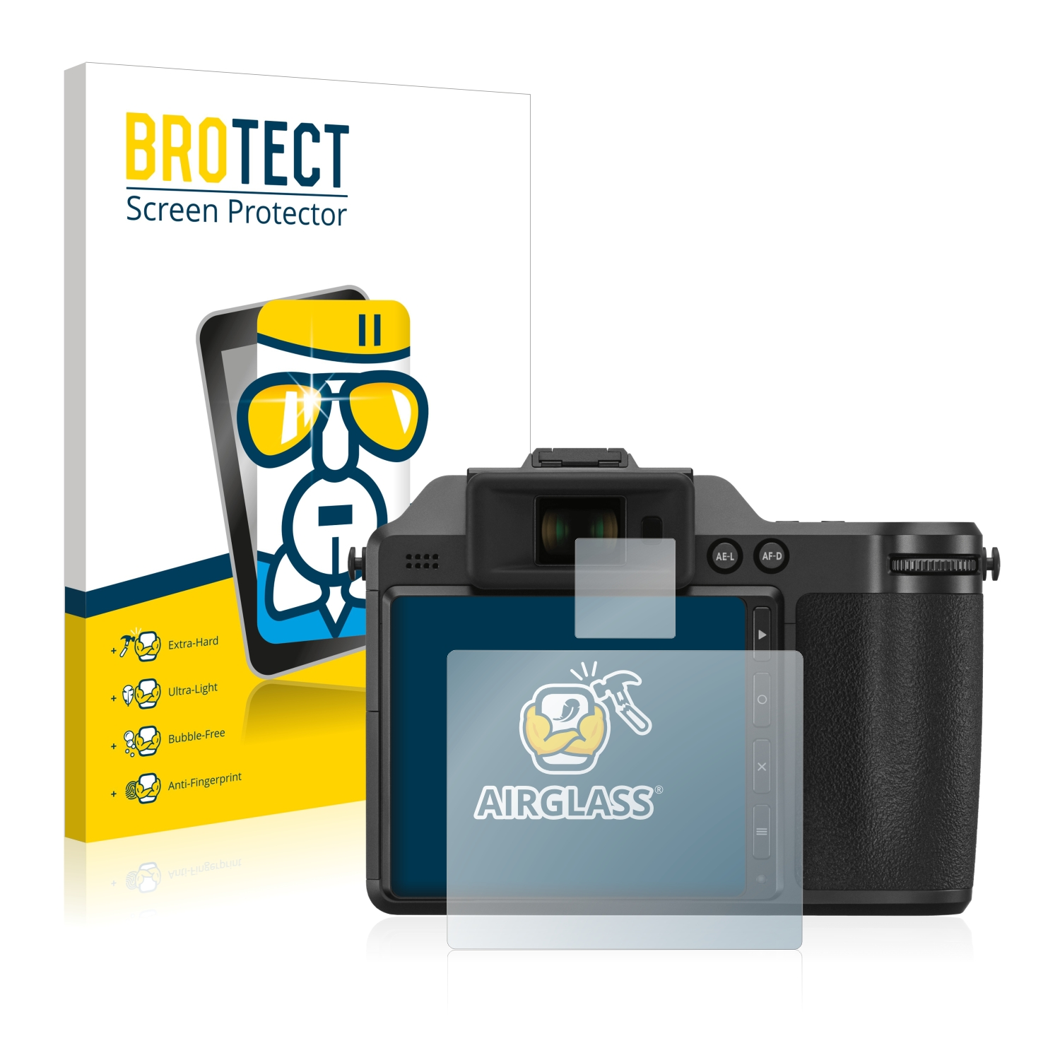 BROTECT Hasselblad 100C) X2D Schutzfolie(für Airglass klare