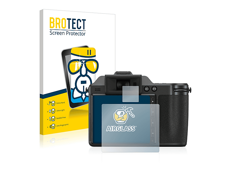 Brotect AirGlass Pellicola Protettiva Per Leica TL2 (3 Pezzi) - Durezza 9H, Made In Germany - 2