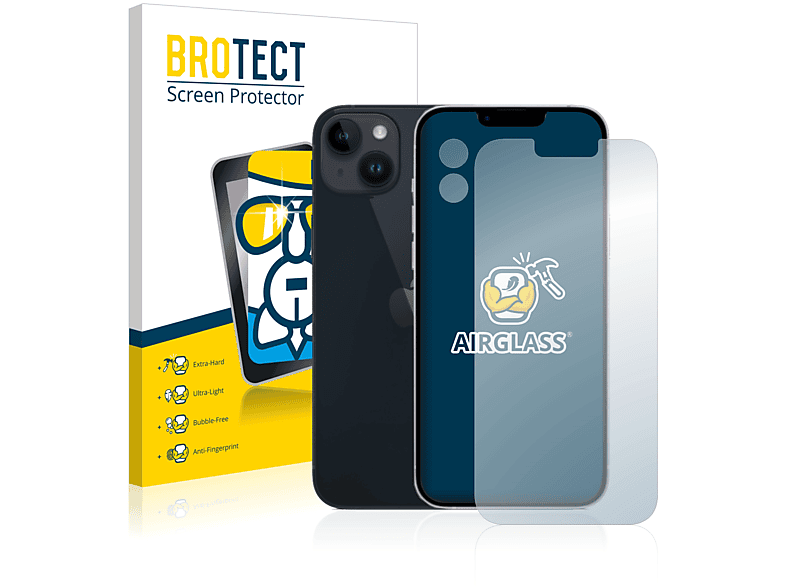 BROTECT Airglass klare Schutzfolie(für Apple iPhone 14 Plus) | Displayschutzfolien & Gläser