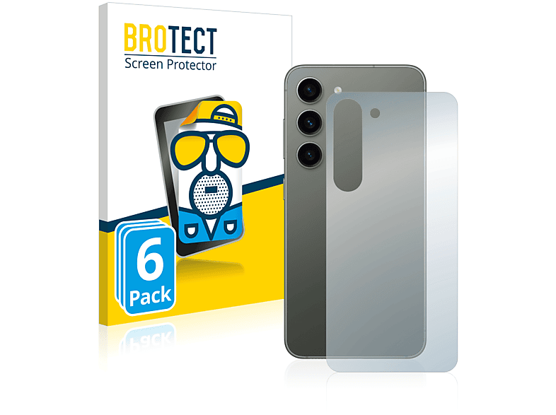 BROTECT 6x matte Schutzfolie(für Samsung Galaxy S23)
