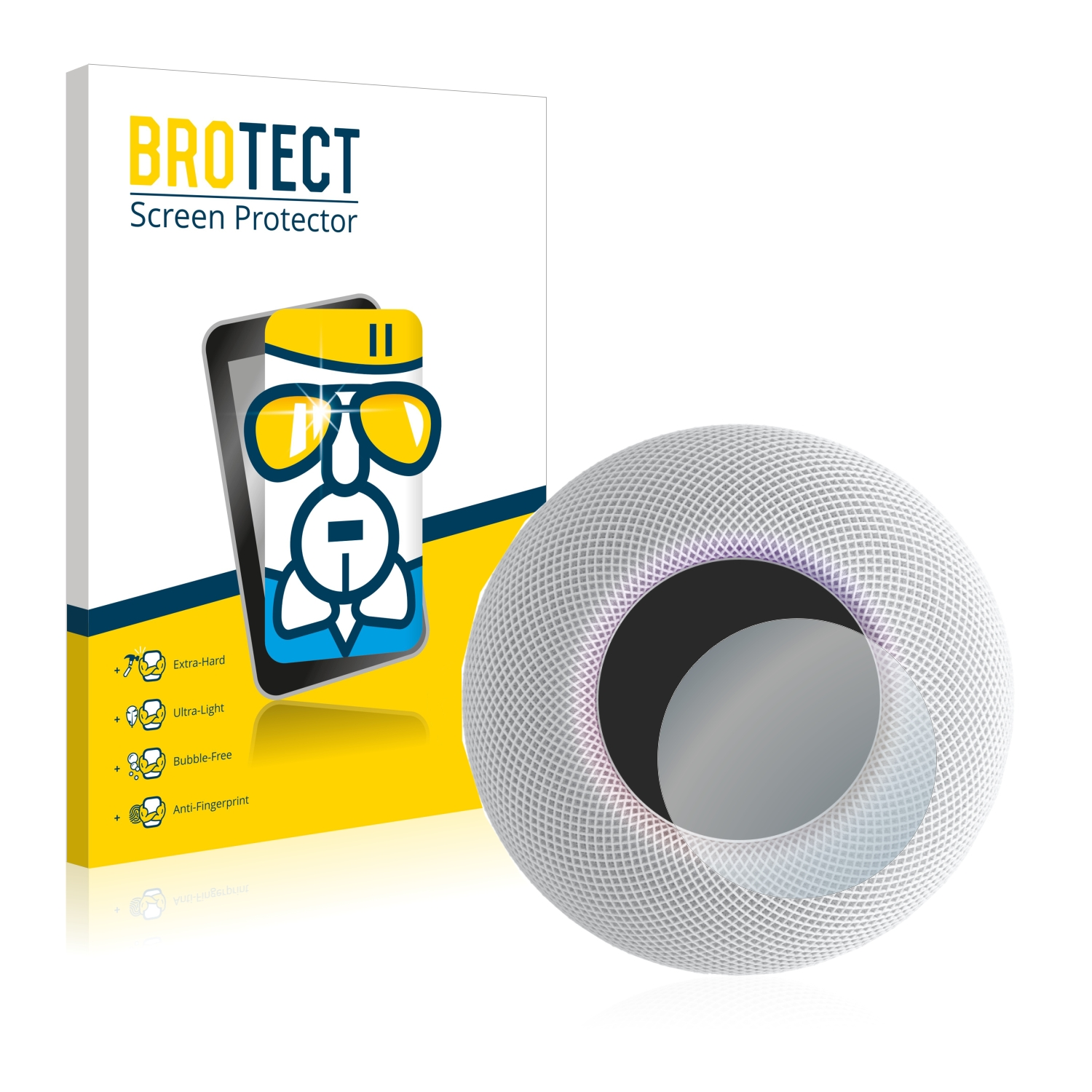 BROTECT Airglass klare Schutzfolie(für Apple mini) HomePod