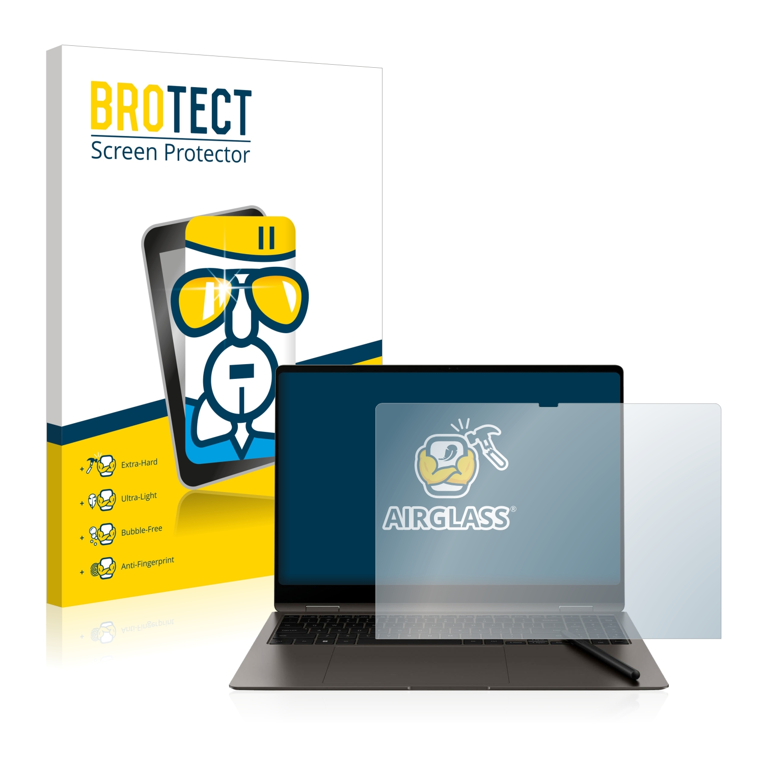 BROTECT Airglass klare Schutzfolie(für 360 Book3 Pro Galaxy Samsung 16\