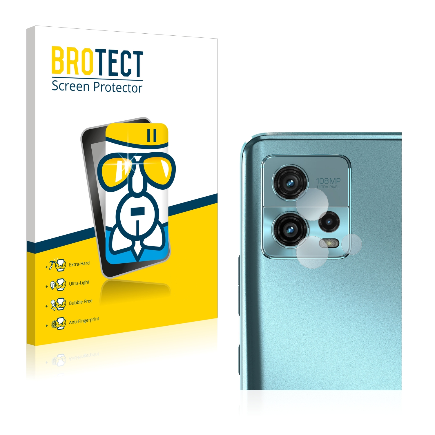 Schutzfolie(für Motorola BROTECT G72) Moto Airglass klare