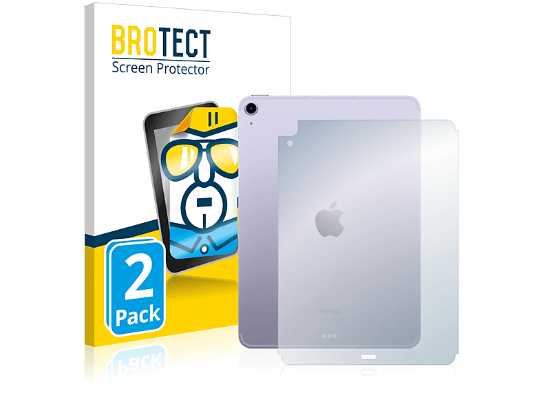 BROTECT 2x klare Schutzfolie(für Apple iPad Air 5 WiFi Cellular 2022 (5. Gen.)) | Tabletschutzfolien