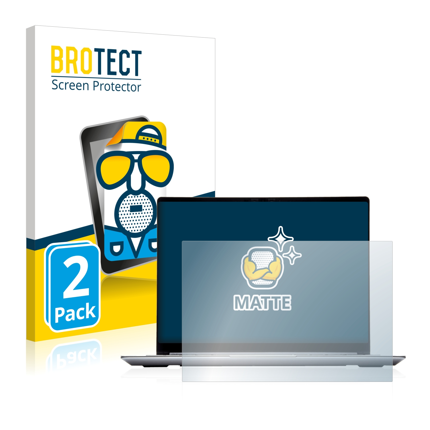 matte Laptop) BROTECT 2x Framework Schutzfolie(für