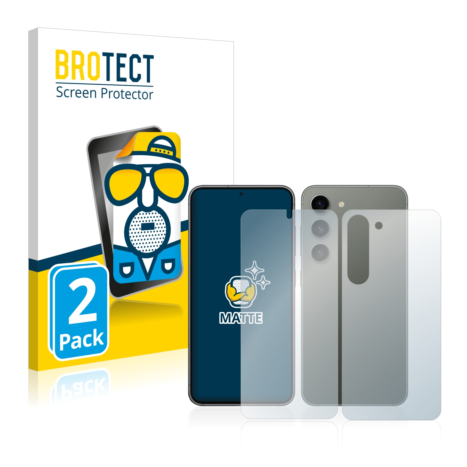 Galaxy Schutzfolie(für 2x matte Samsung BROTECT S23)