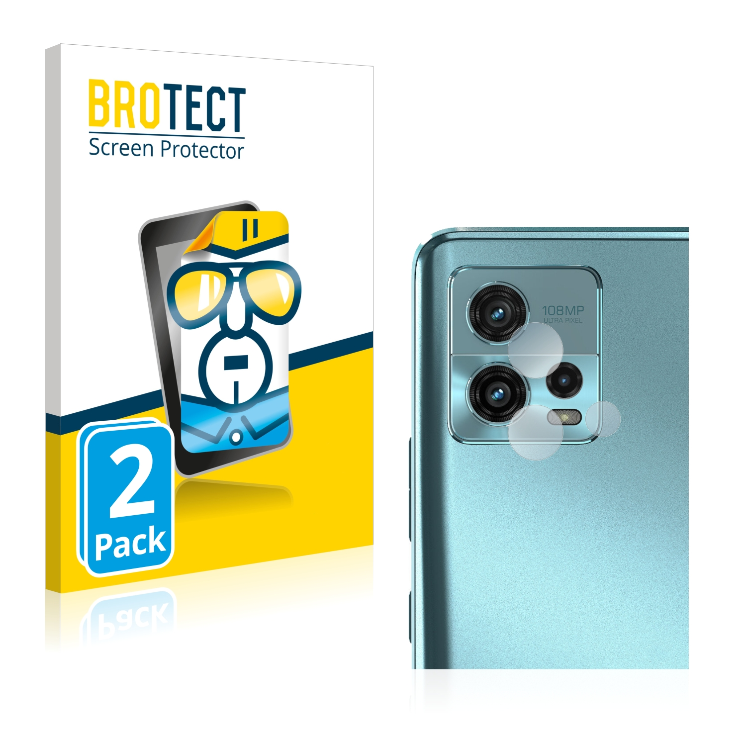 Motorola 2x G72) Schutzfolie(für Moto klare BROTECT