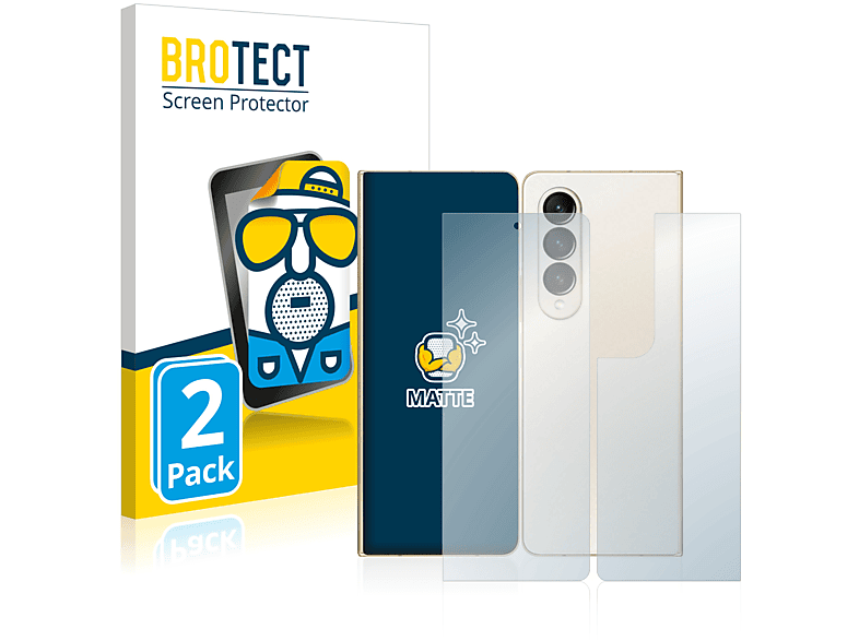 BROTECT 2x matte Schutzfolie(für Samsung Galaxy Z Fold 4)