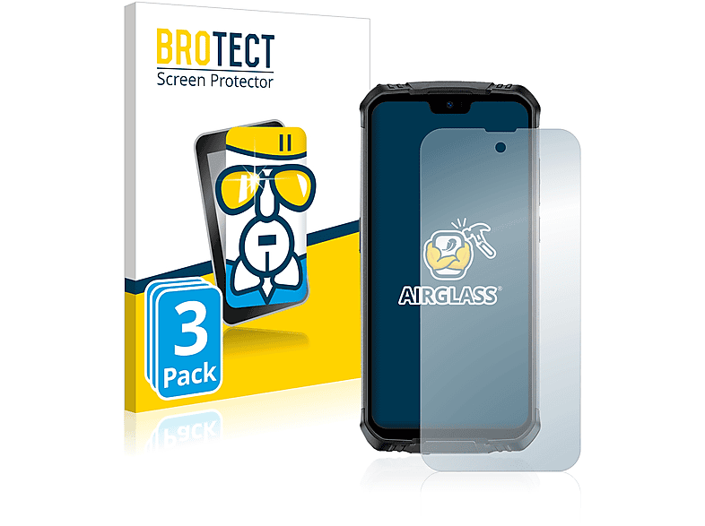 BROTECT 3x Airglass klare Schutzfolie(für Doogee S59 Pro) | Displayschutzfolien & Gläser
