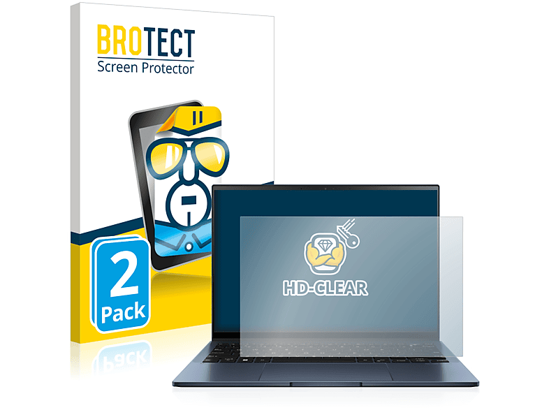 BROTECT 2x klare Schutzfolie(für ASUS ZenBook S13 OLED)