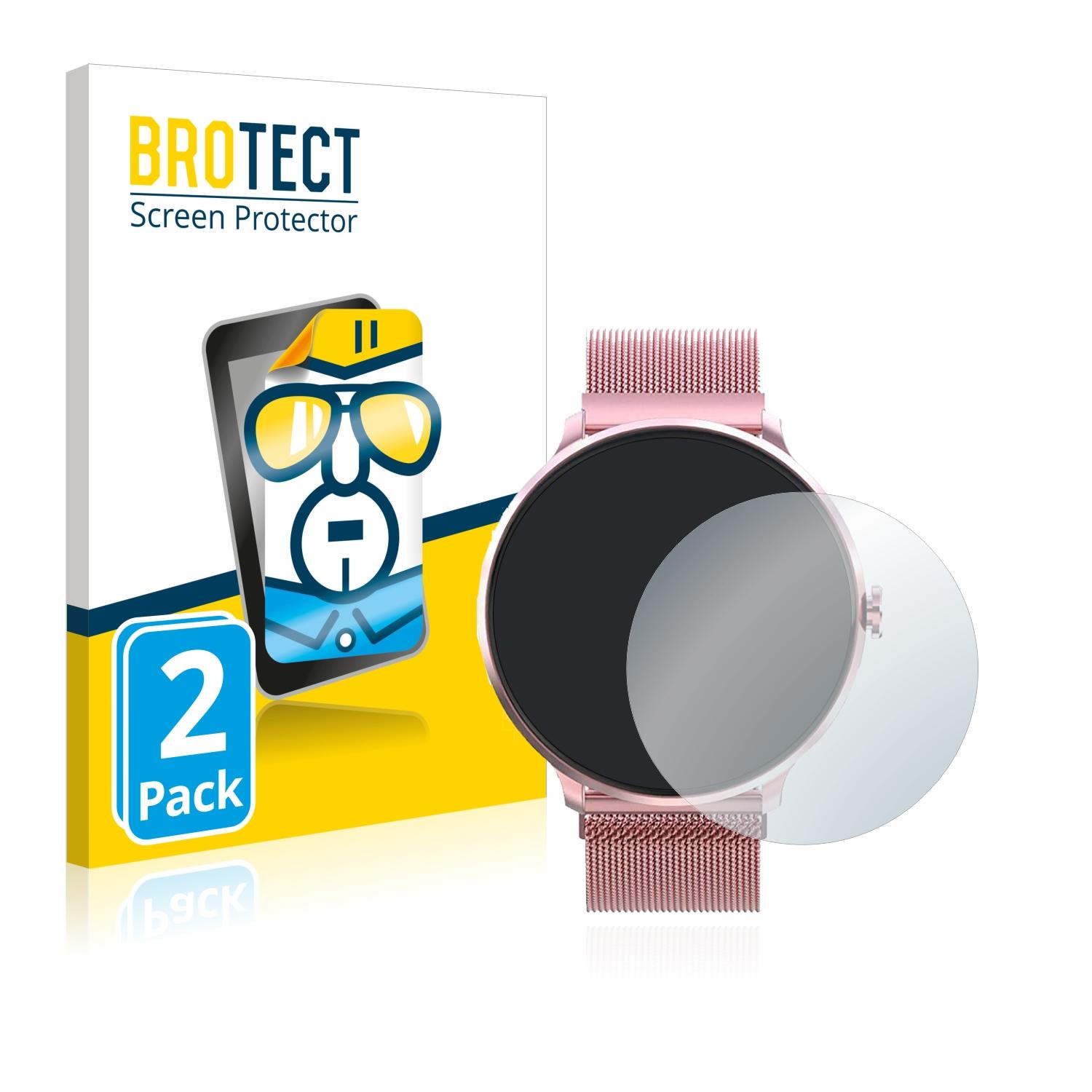 2x Bebinca klare BROTECT Schutzfolie(für Smartwatch)