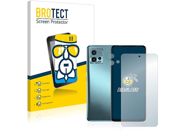 BROTECT Airglass klare Schutzfolie(für Motorola Moto G72)