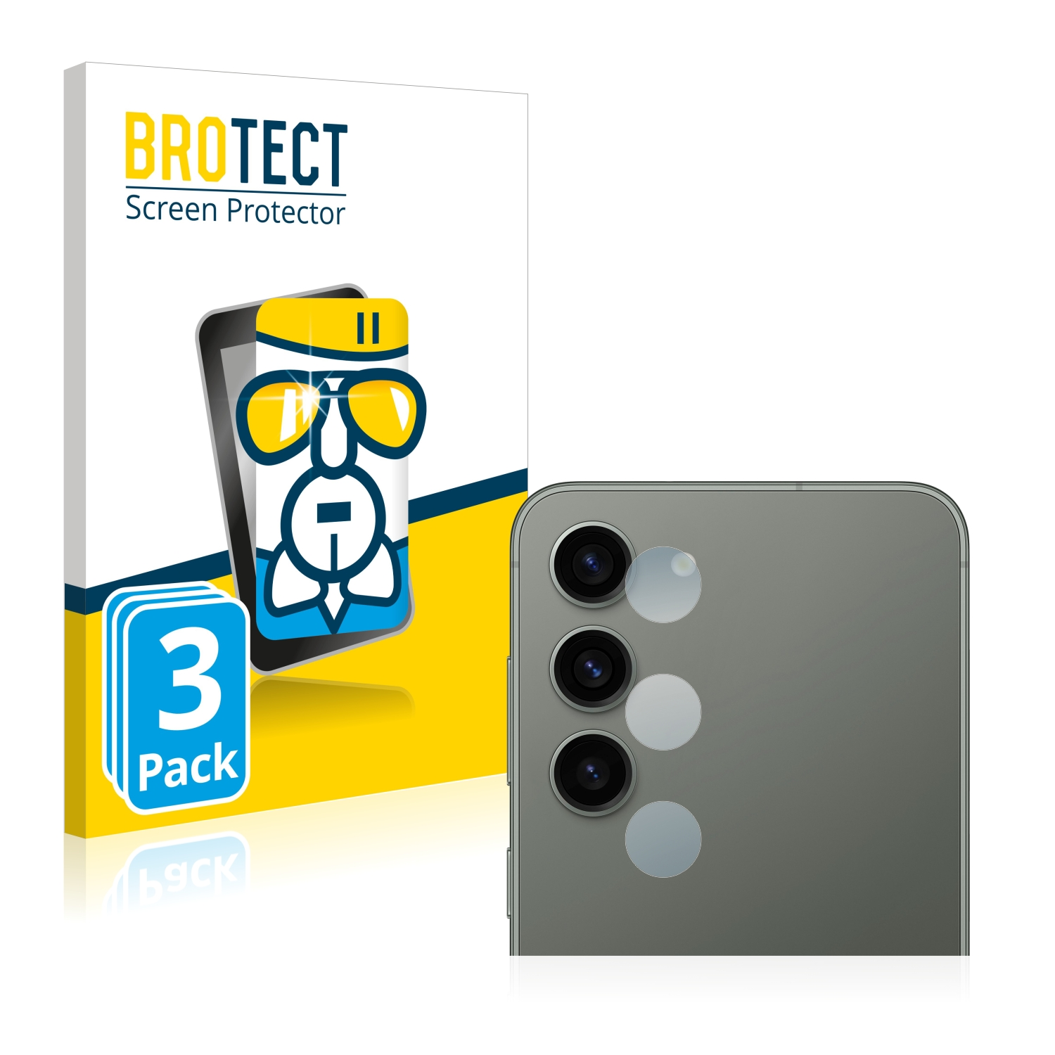 BROTECT 3x Airglass klare Schutzfolie(für Samsung Galaxy Plus) S23