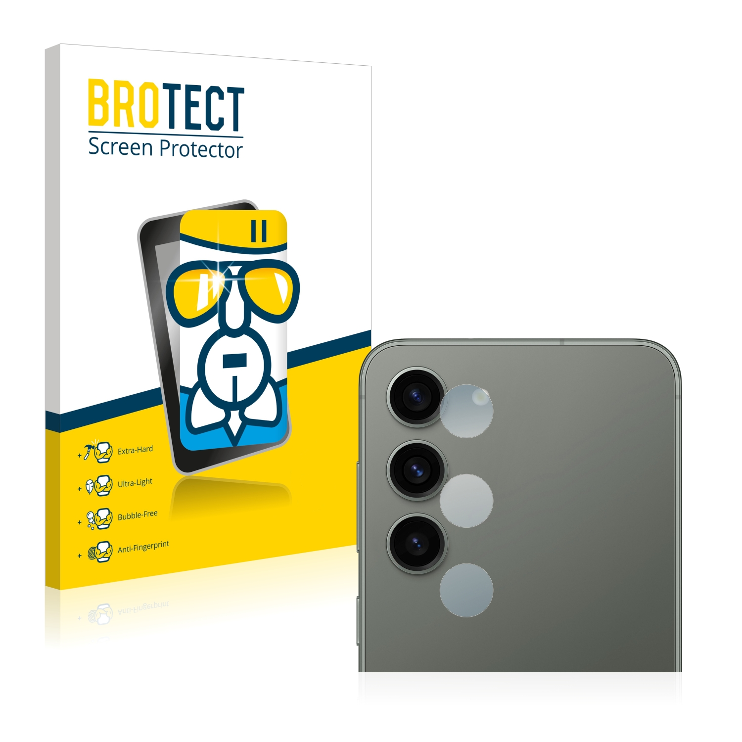 BROTECT Airglass klare Schutzfolie(für Galaxy Samsung S23 Plus)